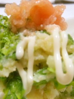 菜の花とじゃがたらこマヨ和え-レシピのメイン写真