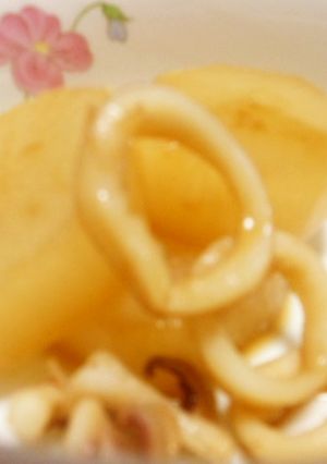 大根と赤いかの煮物-レシピのメイン写真