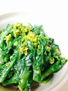 菜の花のマヨポンからし和え-レシピのメイン写真