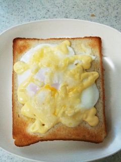 半熟★目玉焼きトースト-レシピのメイン写真
