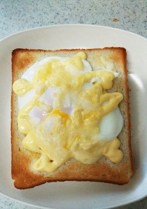 半熟★目玉焼きトースト-レシピのメイン写真