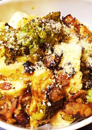 豆腐・ブロッコリー・ベーコンの洋風炒め-レシピのメイン写真