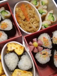 お花海苔巻き-レシピのメイン写真