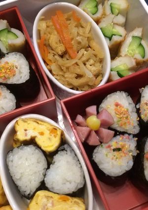 お花海苔巻き-レシピのメイン写真
