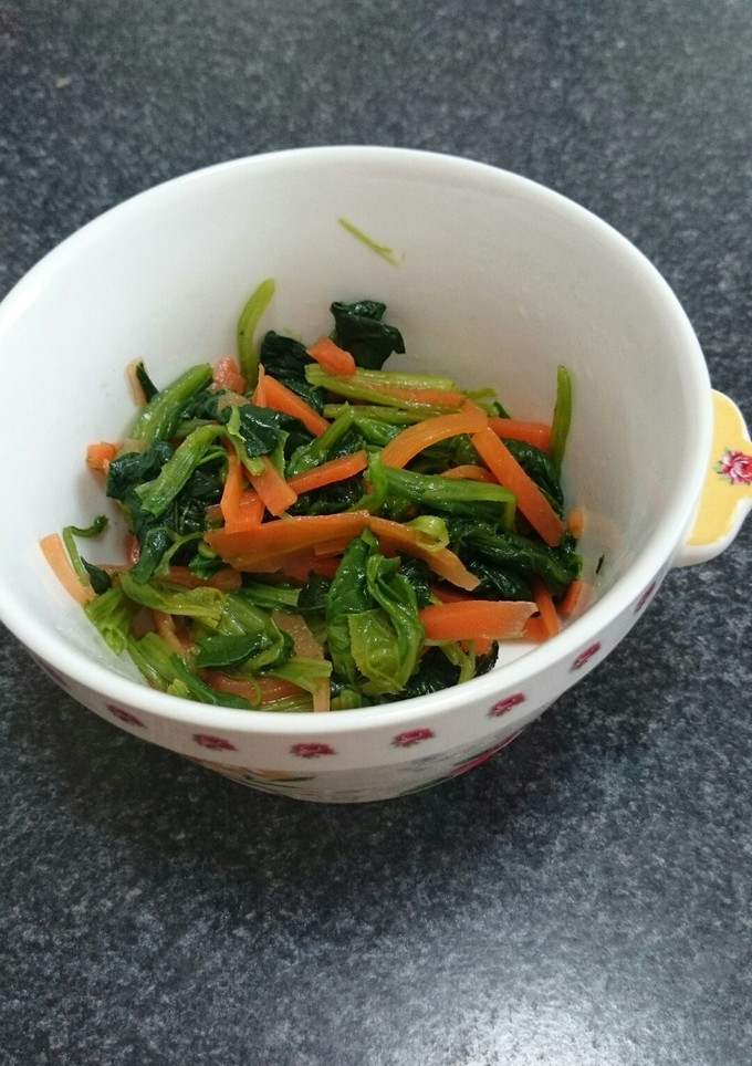 ほうれん草とにんじんの和え物-レシピのメイン写真