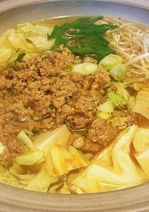 ぽかぽか坦々鍋-レシピのメイン写真