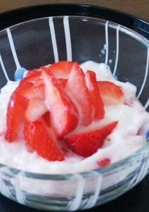 贅沢いちごの手作りフルーチェ-レシピのメイン写真