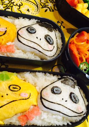 キャラ弁☆ツチノコ☆ツチノコパンダ☆-レシピのメイン写真