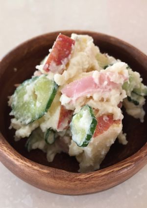 レンジで簡単！ポテトサラダwithりんご-レシピのメイン写真