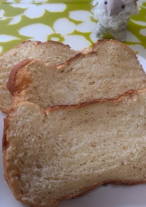 HBカリカリモッチリ♪ハチミツ豆乳食パン-レシピのメイン写真
