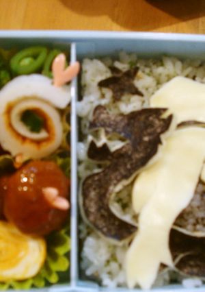 妖怪ウォッチ★★影オロチ★★キャラ弁-レシピのメイン写真