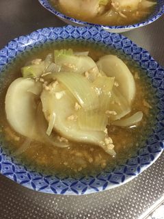 カブと玉ねぎのあんかけ煮-レシピのメイン写真