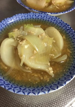 カブと玉ねぎのあんかけ煮-レシピのメイン写真