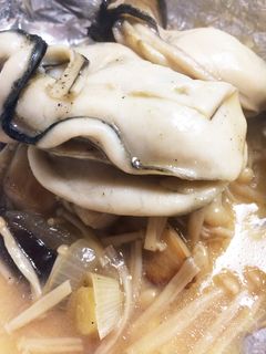 牡蠣のホイル焼き^ ^-レシピのメイン写真