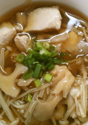 簡単♪ 蓮根 きのこ 鶏肉の とろみ煮!-レシピのメイン写真