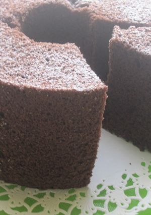 大人のノンオイルココアシフォンケーキ-レシピのメイン写真