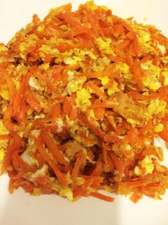 離乳食!弁当!主菜にも!万能人参しりしり-レシピのメイン写真