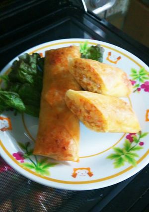 お弁当やランチに♪簡単❗ライス春巻き-レシピのメイン写真