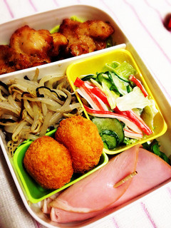 ハムかいわれマヨ お弁当 隙間おかず-レシピのメイン写真