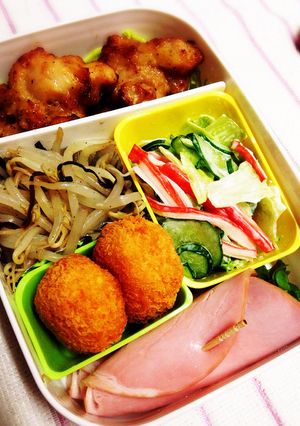 ハムかいわれマヨ お弁当 隙間おかず-レシピのメイン写真