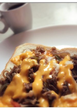 牛丼Remakeトースト｡•*-レシピのメイン写真