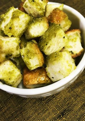 食パン！抹茶好きの私の☆ほろ苦抹茶ラスク-レシピのメイン写真