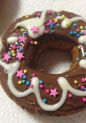 簡単☆バレンタイン友チョコ　デコドーナツ-レシピのメイン写真