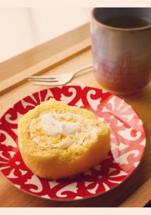 単純ロールケーキ-レシピのメイン写真