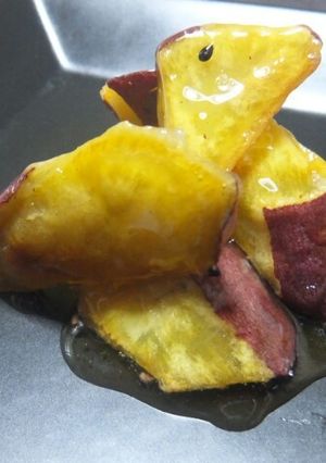 2種類の飴と蜜で作るサクトロ大学芋-レシピのメイン写真
