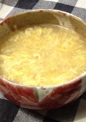 ☆玉水 ふんわりたまごスープ　ごま油入り-レシピのメイン写真