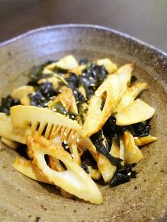若.竹.竹. めんつゆ炒め-レシピのメイン写真