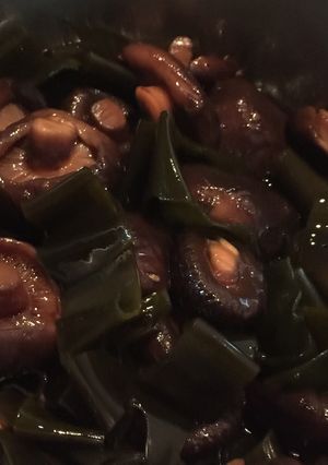 黒酢入りのしいたけ、昆布佃煮-レシピのメイン写真
