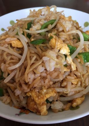 簡単そばめし-レシピのメイン写真