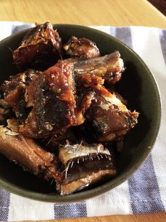 簡単!いわし(さんま)の甘露煮-レシピのメイン写真