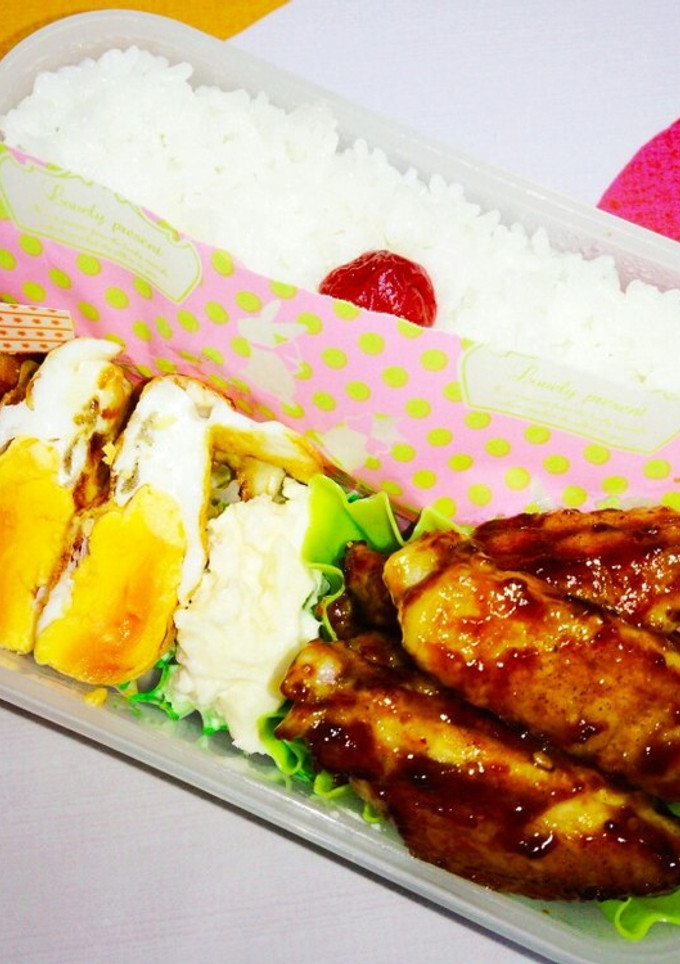 弁当のおかずに♡簡単手羽中甘辛焼き-レシピのメイン写真