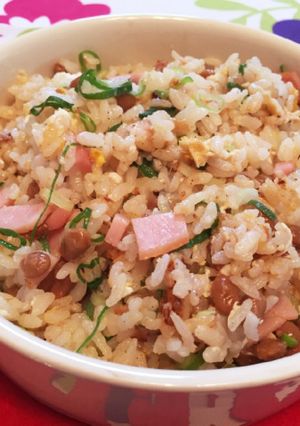 納豆焼き飯-レシピのメイン写真