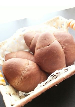 ふわふわ♪チョコin ココアロールパン-レシピのメイン写真