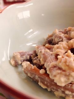しゃきしゃき☆いもがら(ずいき)の白和え-レシピのメイン写真