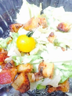 コストコピザのリメイクシーザーサラダ-レシピのメイン写真