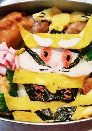 妖怪ウォッチ キンカク キャラ弁-レシピのメイン写真