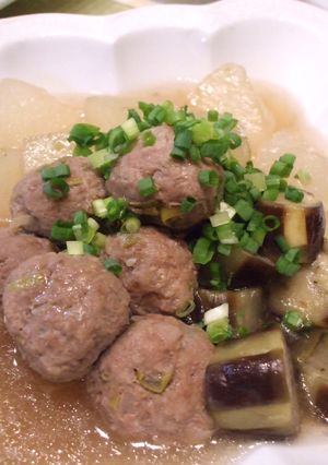 ほっこり♪冬瓜と肉団子のトロトロ煮込み-レシピのメイン写真
