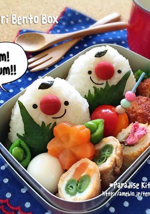 キャラ弁＊簡単♪おにぎりくん弁当-レシピのメイン写真