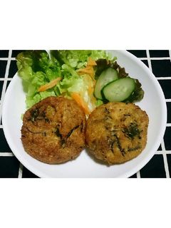 簡単!ひじき煮物リメイク手作りがんもどき-レシピのメイン写真