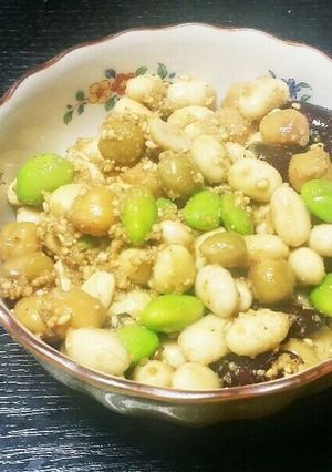 豆の胡麻和え-レシピのメイン写真