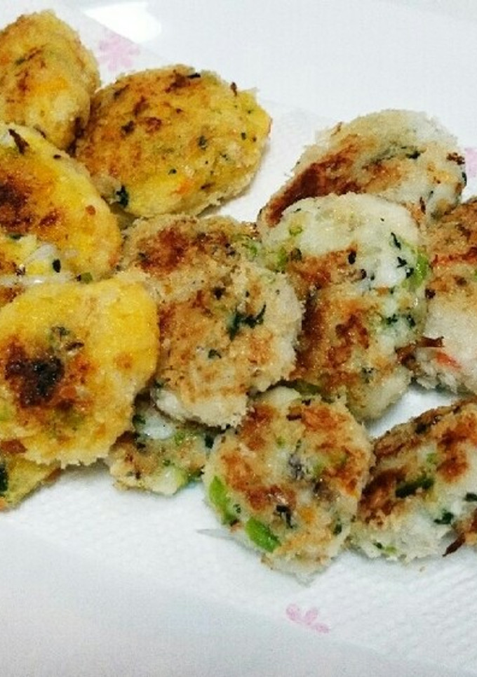 離乳食　野菜たっぷりはんぺん焼き-レシピのメイン写真