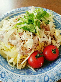 セロリの冷しゃぶ中華そば-レシピのメイン写真