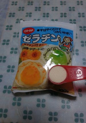 粉ゼラチンの小さじ1杯は何g?-レシピのメイン写真