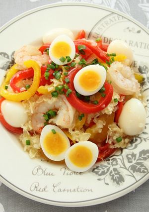 うずらとパプリカの海鮮マリネ【天狗缶詰】-レシピのメイン写真