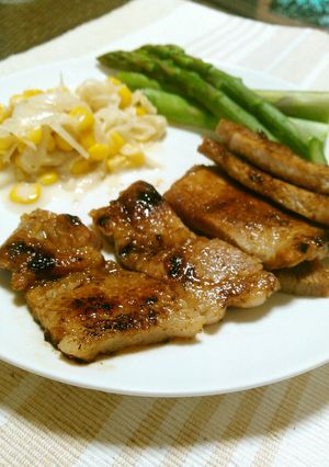 ❦豚ロースの酒粕味噌漬け焼き❦-レシピのメイン写真