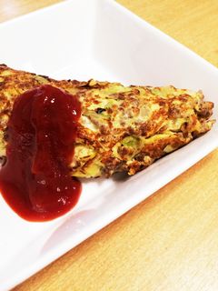 *簡単オムレツ*-レシピのメイン写真